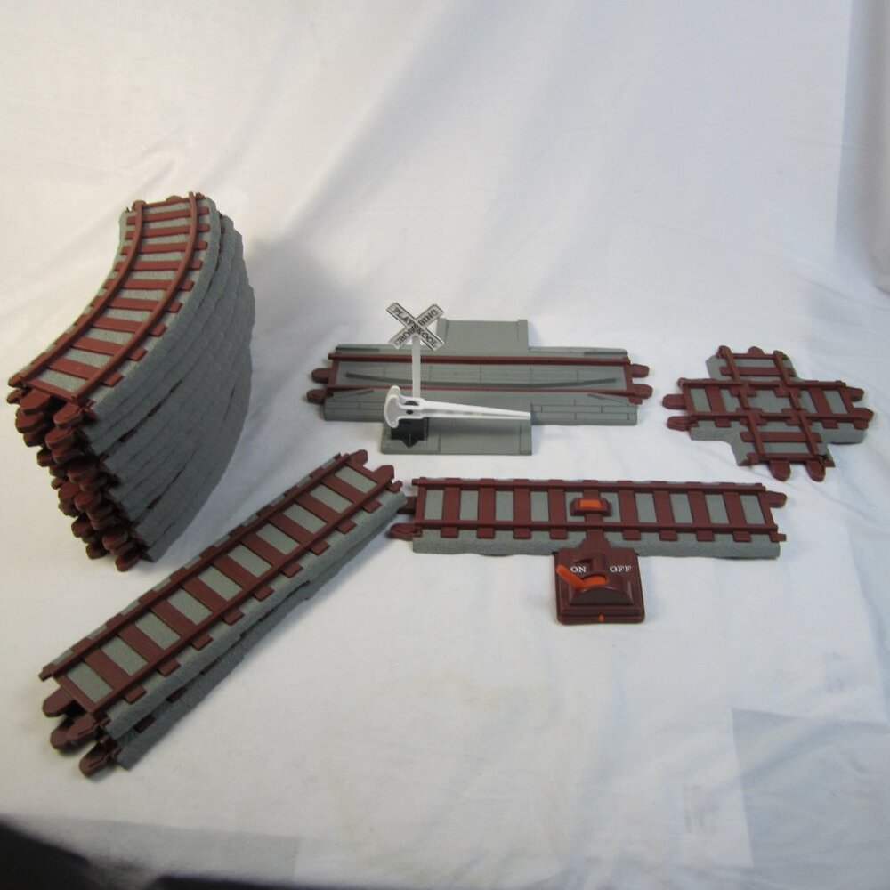 1988 Playskool Express Train Track ONLY Lot - 16 Pieces